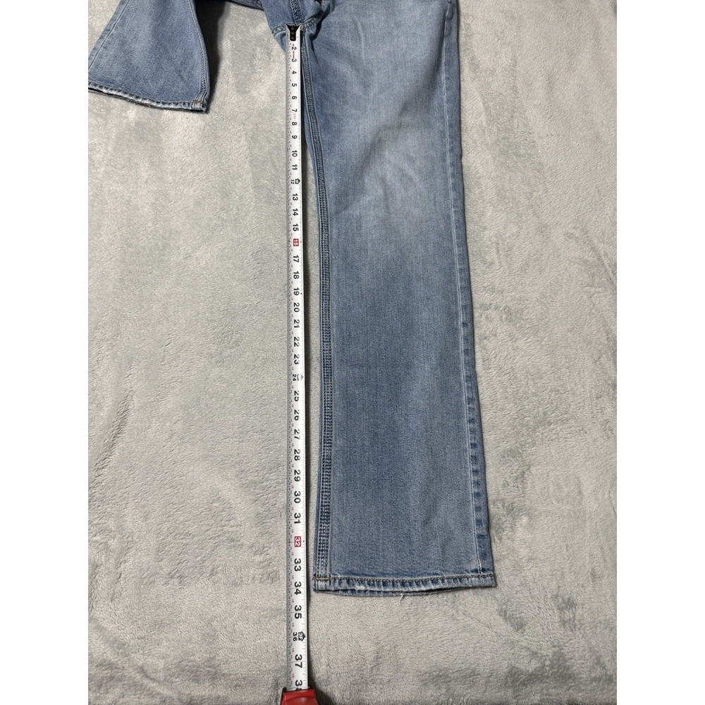 BKE Tyler Jeans Mens 34x34 Blue Light Wash Straight Leg Denim Cotton - Picture 3 of 9